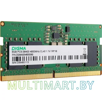 Оперативная память Digma 8GB DDR5 PC5-38400 (DGMAS5480008S) картинка 2